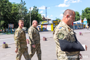 Учасники АТО, члени ГО «Незламні духом», Помічнянська громада